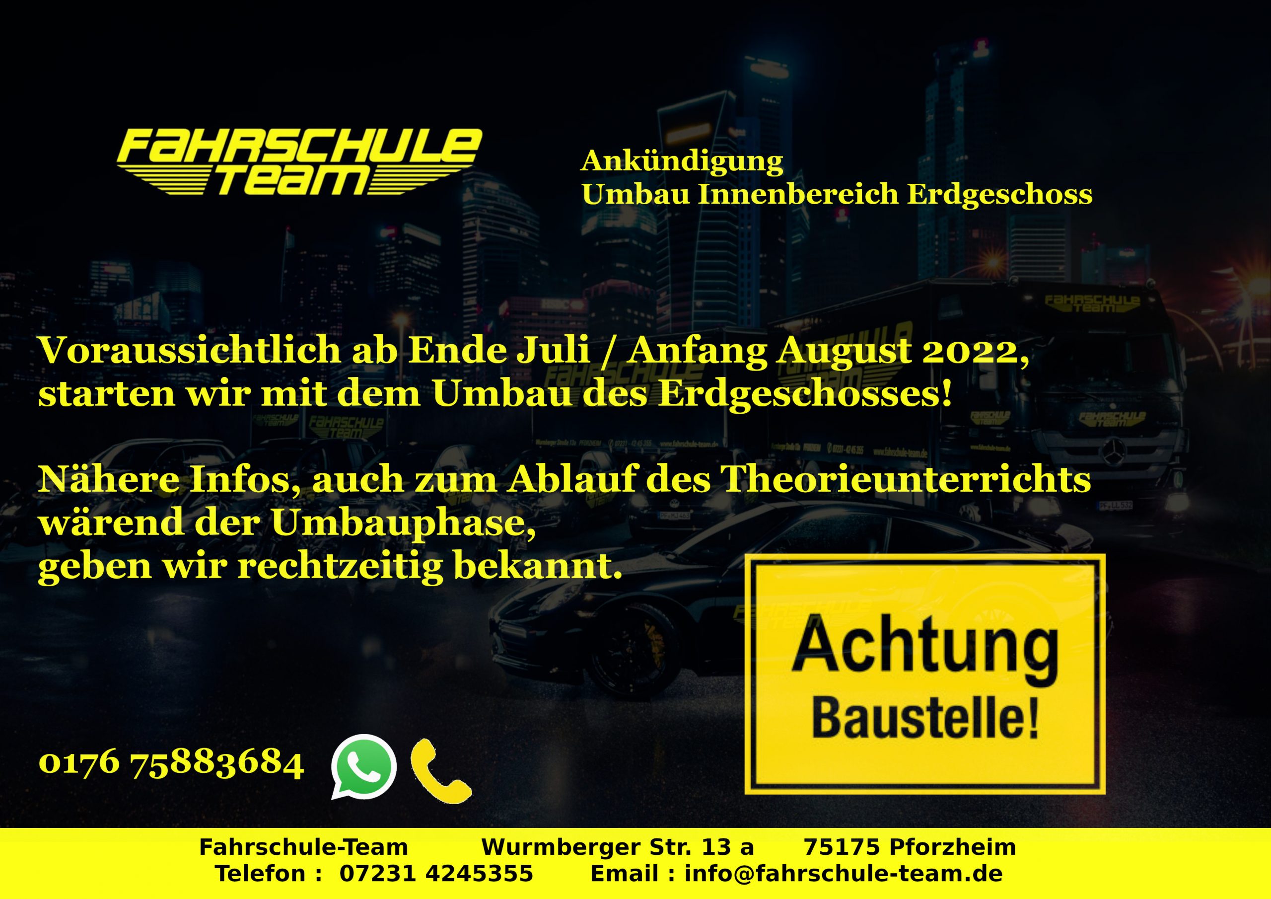 Umbau erdgeschoss