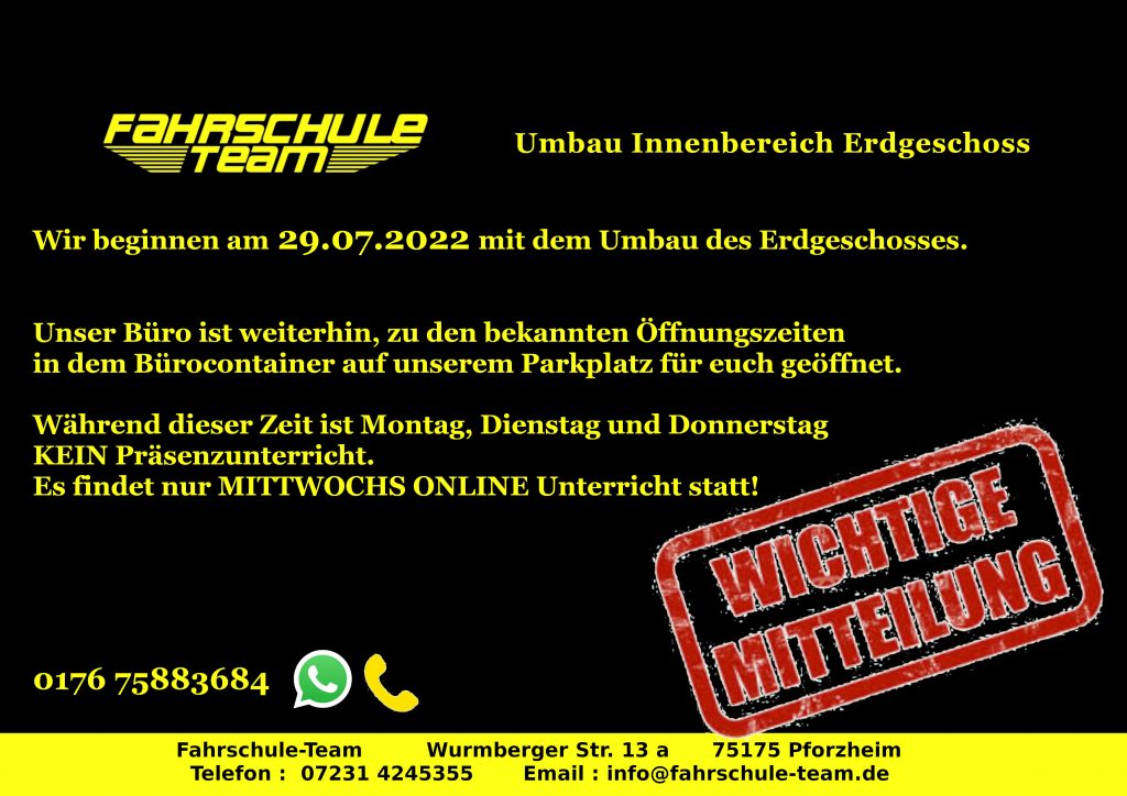 Umbau29.07 2