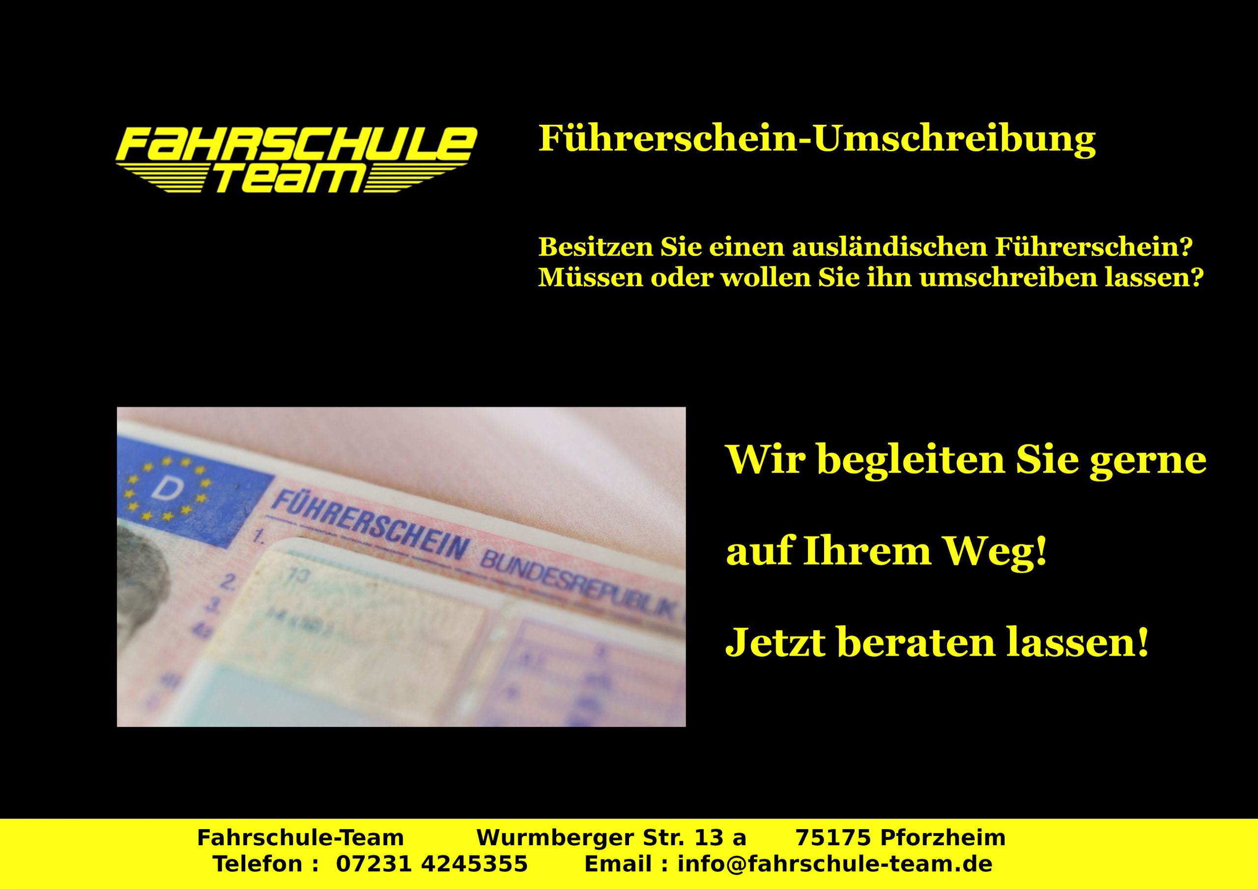 FührerscheinUmschreibung FahrschuleTeam