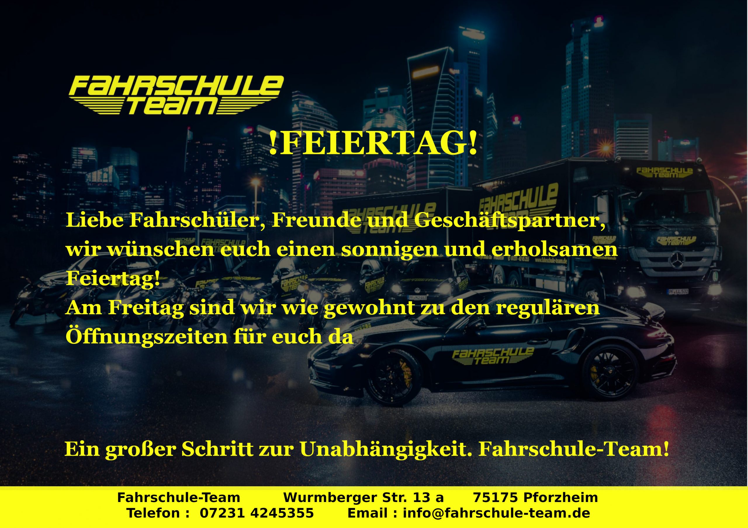 Post Feiertag